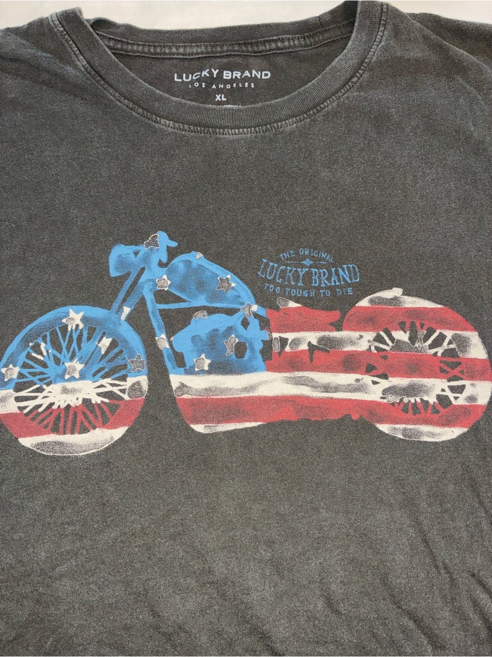 Lucky Brand Motorcycle T shirt Lucky motorcycle shirt XL great condition
